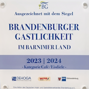 Gütesiegel Branderburger Gastlichkeit 2023 / 2024